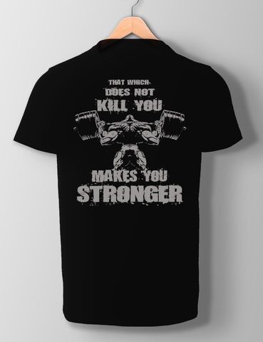 Футболка чоловіча NOT KILL YOU (Black) SF-04-16-S фото