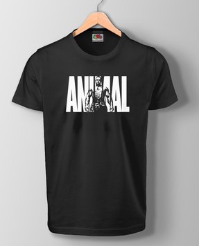 Футболка чоловіча ANIMAL Train hard (Black) SF-04-08-S фото