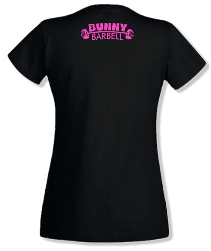 Футболка жіноча BunnyBarbell (Black) SF-06-15-XS фото