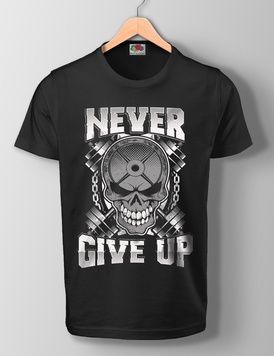 Футболка чоловіча NEVER GIVE UP SF-04-24-S фото