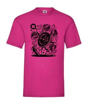 Футболка чоловіча Barbell Plate (Pink) SF-31-08-01-L фото