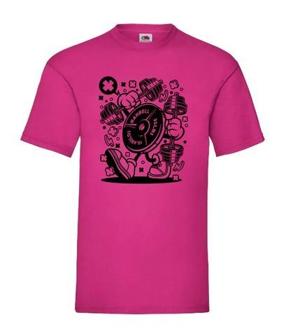 Футболка чоловіча Barbell Plate (Pink) SF-31-08-01-L фото