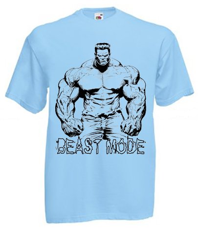 Футболка чоловіча Beast Mode Hulk (Blue) SF-29-08-07-S фото