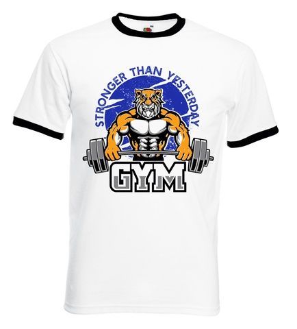 Футболка чоловіча STRONGER THAN YESTEDAY (white) SF-04-02-S фото