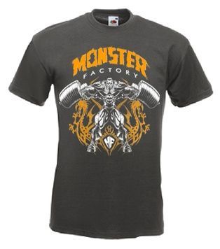 Футболка чоловіча MONSTER FACTORY (Gray) SF-05-09-03-S фото