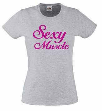 Футболка жіноча SexyMuscle (Gray) SF-05-07-M фото