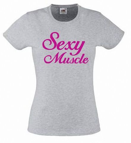 Футболка жіноча SexyMuscle (Gray) SF-05-07-M фото