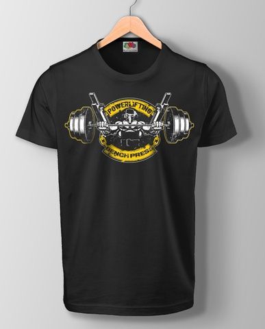 Футболка чоловіча Bench Press 1 (Black) SF-31-08-03-S фото