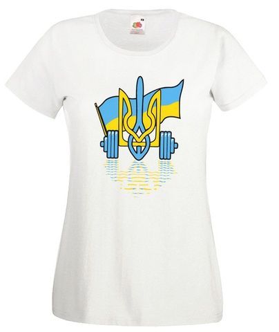Футболка жіноча Тризуб 2 (White) SF-29-08-03-XS фото