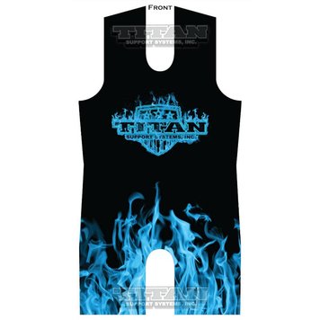 Тріко класичне BLUE INFERNO SUBLIMATED SINGLET T-Singl-inferBlue-19-08-01 фото